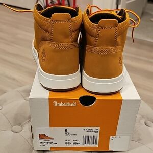 Timberland Tan High-Top Sneakers